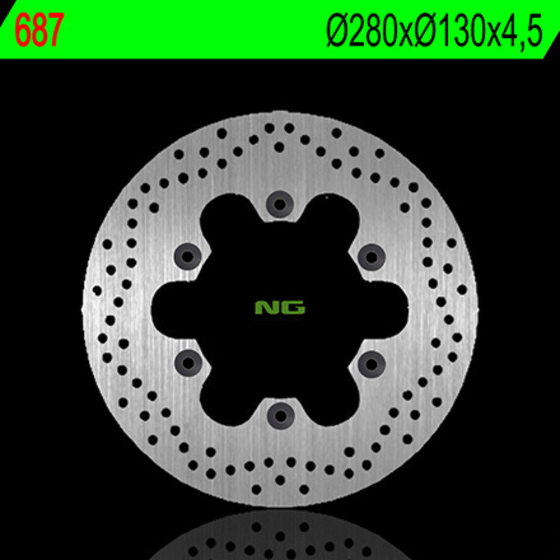 Disco de freno NG BRAKES redondo fijo