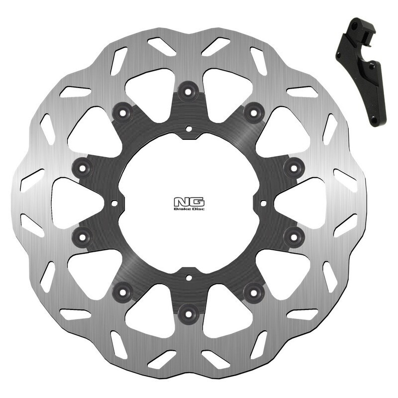 Kit disco de freno sobredimensionado NG BRAKES ondulado flotante