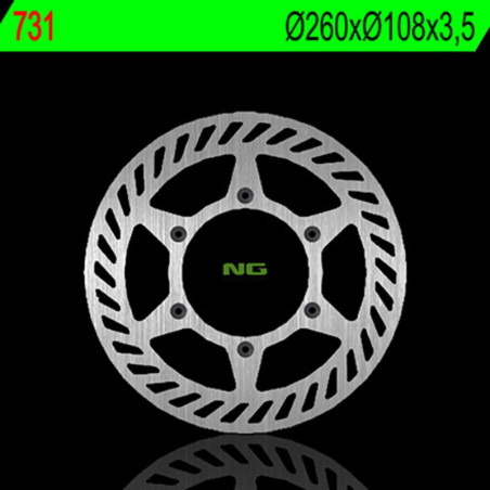 Disco de freno NG BRAKES redondo fijo