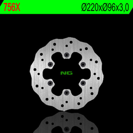 Disco de freno NG BRAKES ondulado fijo