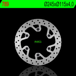 Disco de freno NG BRAKES redondo fijo Ø245mm · ref 962789