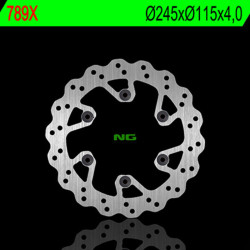 Disco de freno NG BRAKES ondulado fijo Ø245mm · ref 962789X