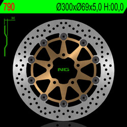 Disco de freno NG BRAKES redondo flotante Ø300mm Suzuki GSX-R 750 · ref 962790