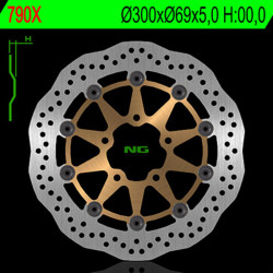 Disco de freno NG BRAKES ondulado flotante Ø300mm Suzuki GSX-R 1000