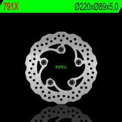 Disco de freno NG BRAKES ondulado fijo Ø220mm · ref 962791X