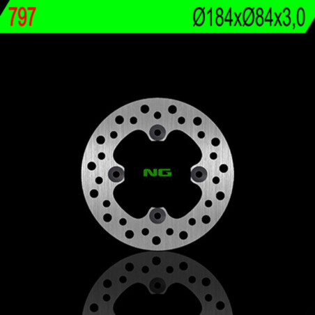 Disco de freno NG BRAKES redondo fijo