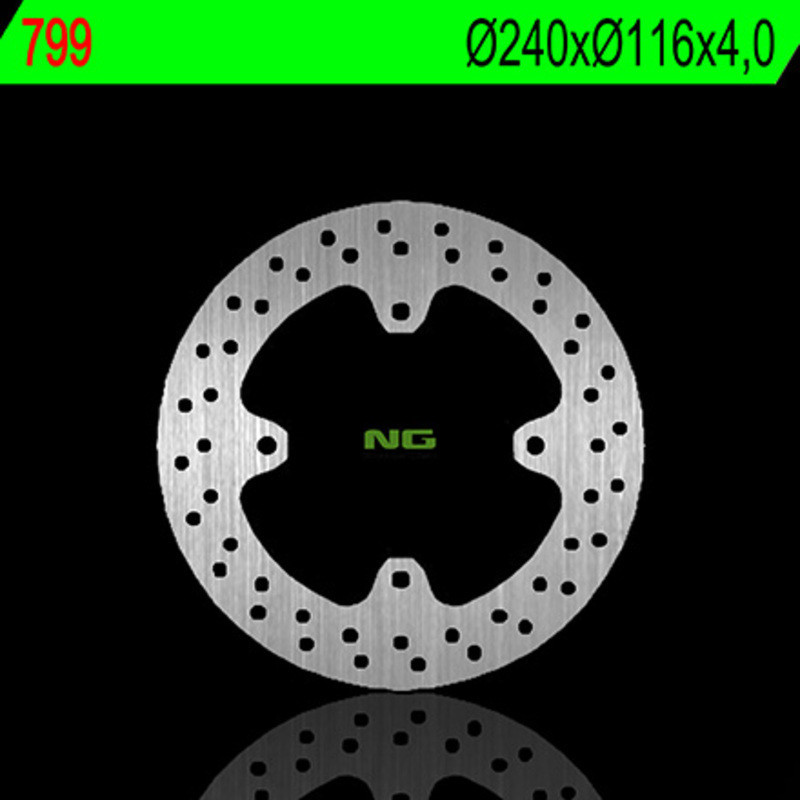 Disco de freno NG BRAKES redondo fijo