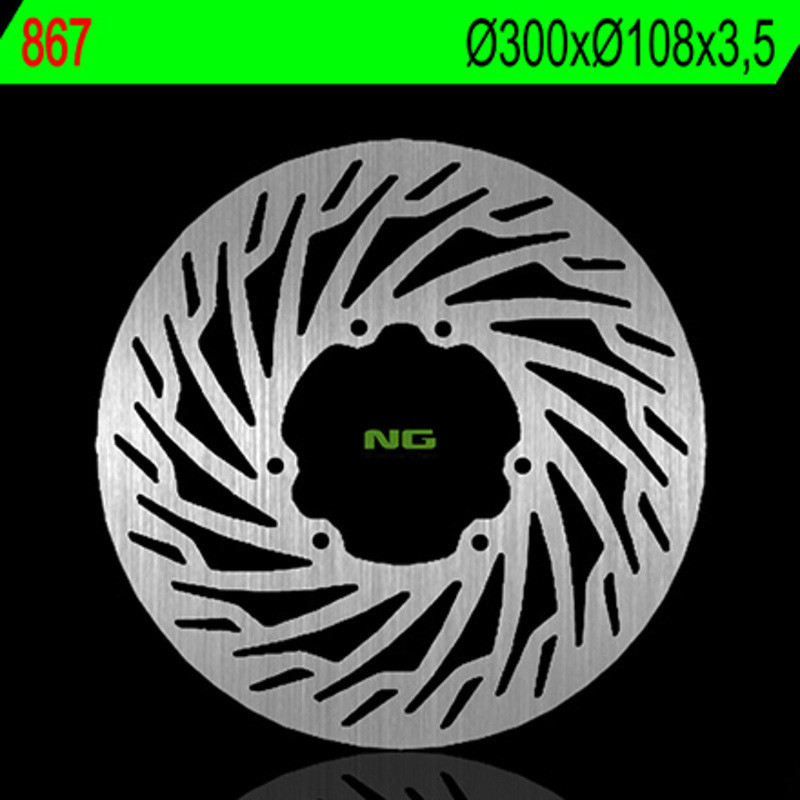 Disco de freno NG BRAKES redondo fijo