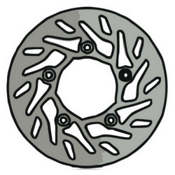 Disco de freno NG BRAKES redondo fijo