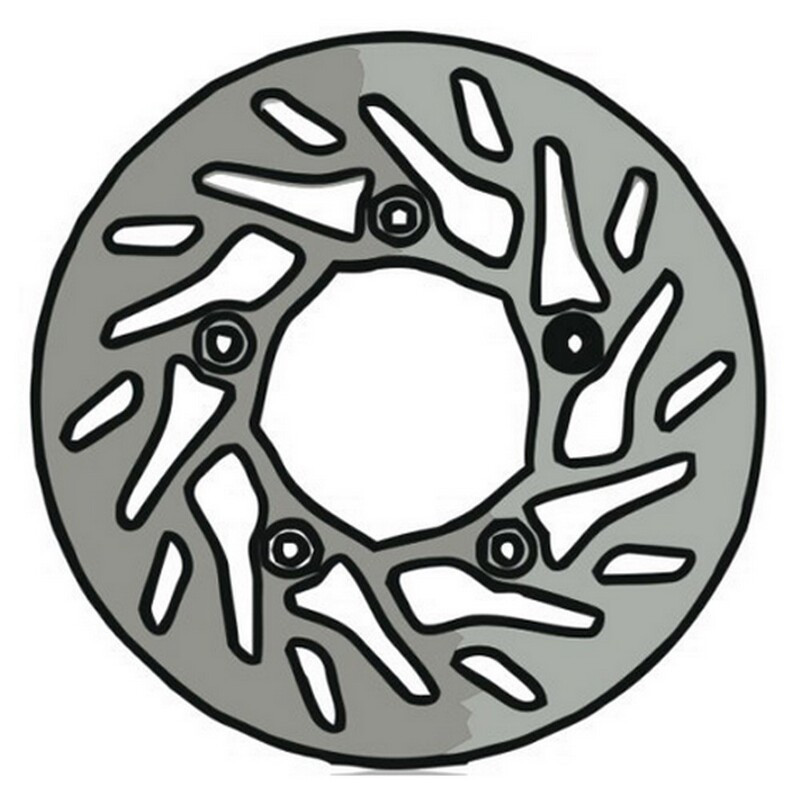 Disco de freno NG BRAKES redondo fijo