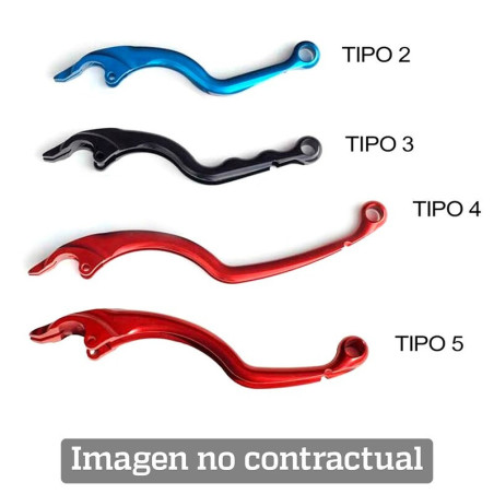 Maneta tipo 4 para embrague a cable. Color NEGRO. (CLE4B)