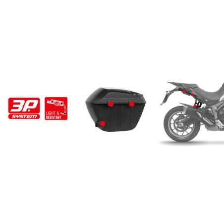 Maletas laterales SHAD SH23 Negro/Negro
