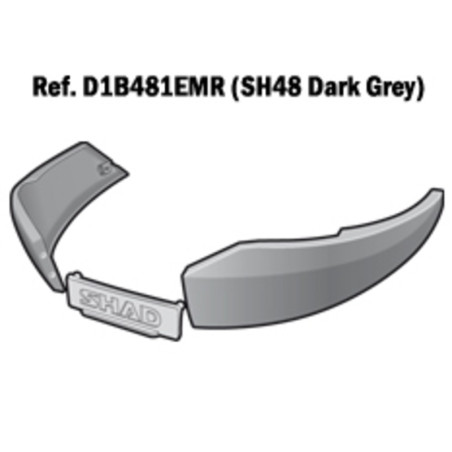 MARCOS D/I para baúl SHAD SH48 GRIS OSCURO