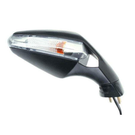 Retrovisor con intermitente derecho HIGHSIDER smart tipo OEM negro - Derbi GTR