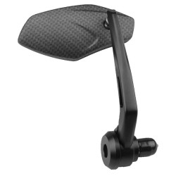 Retrovisor derecho universal V PARTS al puño carbon look (No homologado)