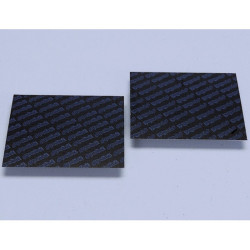 Kit láminas de carbono para recortar 213.0600 110x100 mm, grosor 0'30