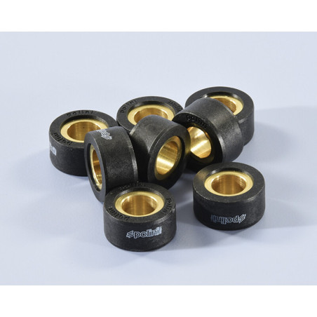 Rodillos de variador POLINI 26,1x12,8mm 14,6gr - 8 pcs