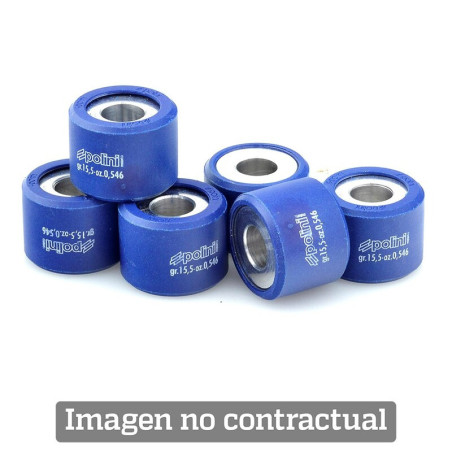 Rodillos de variador POLINI 25x17mm 15gr