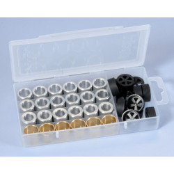 Rodillos de variador POLINI 19x15,5mm 4,5-5-5,5-6gr - 24 pcs