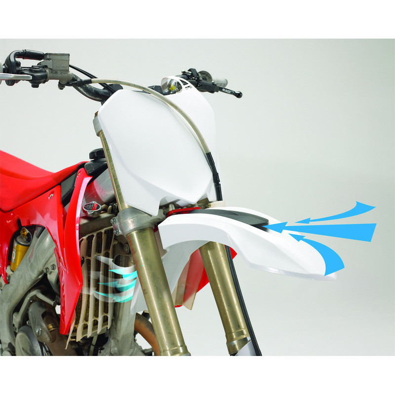 Guardabarros delantero universal sm-line Polisport supermotard blanco 8553500001