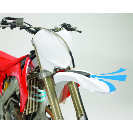 Guardabarros delantero universal sm-line Polisport supermotard blanco 8553500001