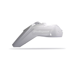 Guardabarros trasero + paneles laterales Polisport blanco KTM