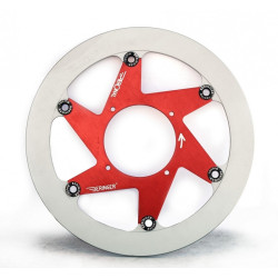 Disco de freno BERINGER Aeronal redondo flotante - rojo