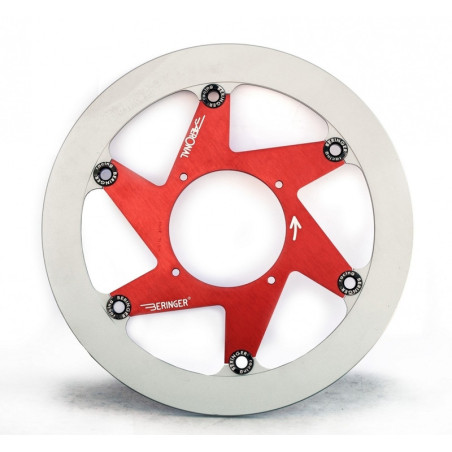 Disco de freno BERINGER Aeronal redondo flotante - rojo