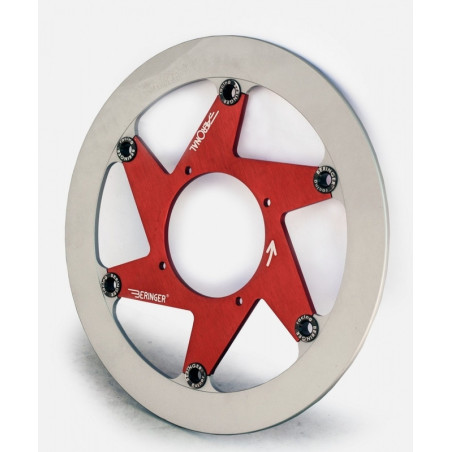 Disco de freno BERINGER Aeronal redondo flotante - rojo