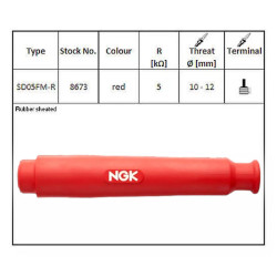 Pipa de bujía NGK - SD05FM-R