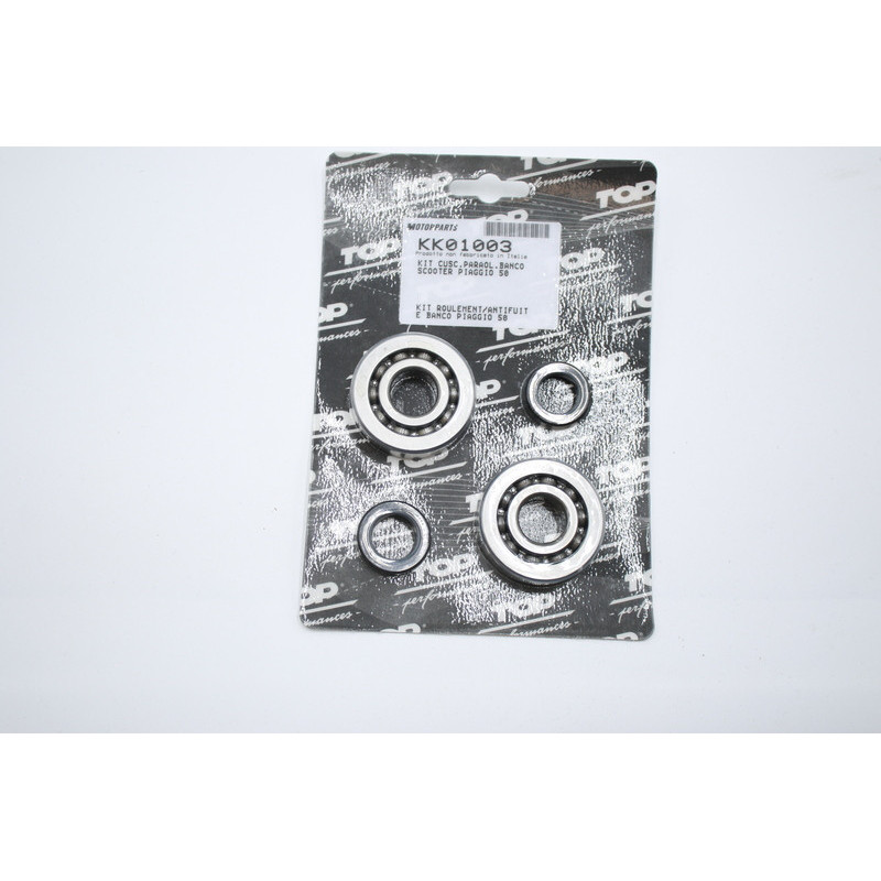 Kit rodamientos y retenes de cigüeñal TOP PERFORMANCES motor Piaggio