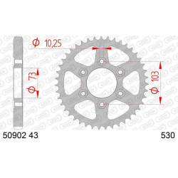 Corona AFAM acero estándar 50902 - Paso 530