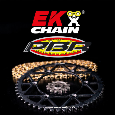 Kit cadena EK/PBR 428SHDR 14/53 - corona estándar