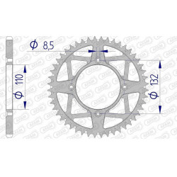 Corona AFAM aluminio ultraligera autolimpiable 72306 - Paso 520