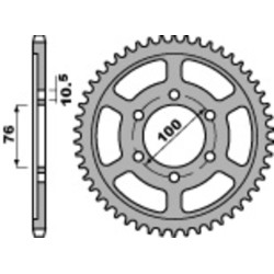 Kit cadena EK/PBR 530SRX2 15/44 - corona estándar 2
