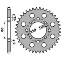 Kit cadena EK/PBR 630SRO 15/41 - corona estándar 2