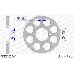Corona AFAM aluminio 93212 - Paso 428 2