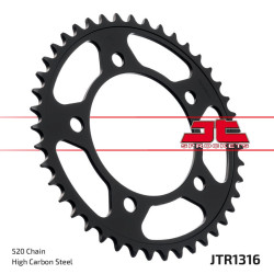 Corona JT SPROCKETS acero estándar 1316 - Paso 520 2