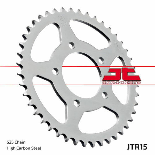 Corona JT SPROCKETS acero estándar 15 - 525