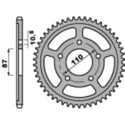 Kit cadena EK/PBR 530ZVX3 Superreforzado 14/42 - corona estándar 2
