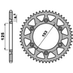 Kit de cadena EK/PBR 520MRD7 13/51 - corona ultraligera 2