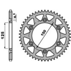 Kit de cadena EK/PBR 520MRD7 12/48 - corona ultraligera 2