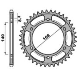 Kit de cadena EK/PBR 525ZVX3 20/47 - corona Standard 2
