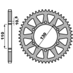 Kit de cadena EK/PBR 520MVXZ2 14/43 - corona Standard 2