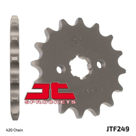 Kit de cadena JT/JT 520HDR 14/37 standard - corona standard