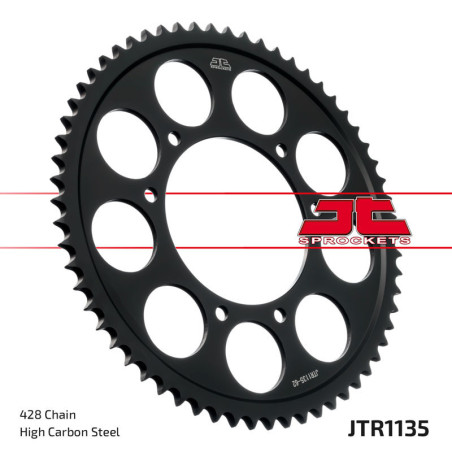 Kit de cadena JT/JT 428HDS 13/62 standard - corona standard