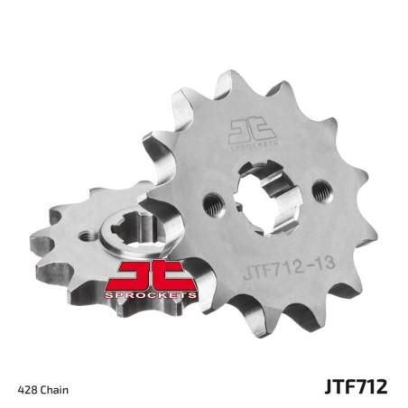 Kit de cadena JT/JT 428HDR 13/69 standard - corona standard