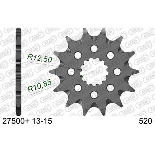 Piñón AFAM acero autolimpiable 27500 - Paso 520