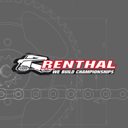 Kit de cadena RENTHAL 520R1 13/49-116 - Corona de aluminio autolimpiante