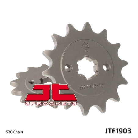 Kit cadena EK/JT 520SRX2 14/45-118 - corona standard